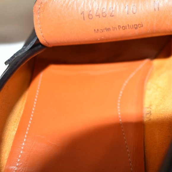 Magnanni Horsebit Leather Loafer Size 10 M Black 16482 - Picture 12 of 12